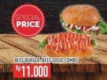 Promo Harga Beef Burger / Beef Sosis Combo  - Hypermart