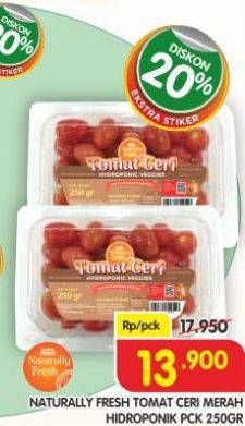 Promo Harga Naturally Fresh Tomat Ceri 250 gr - Superindo