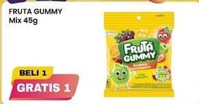 Promo Harga Fruta Gummy Candy Gummy Bervitamin Mix 45 gr - Alfamart