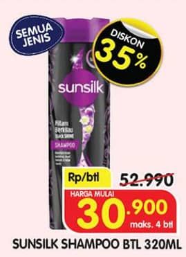Promo Harga Sunsilk Shampoo All Variants 320 ml - Superindo