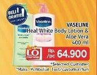 Promo Harga VASELINE Intensive Care Healthy White, Aloe Vera 400 ml - LotteMart