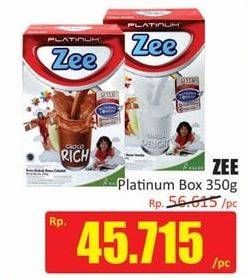 Promo Harga ZEE Platinum Susu Bubuk 350 gr - Hari Hari