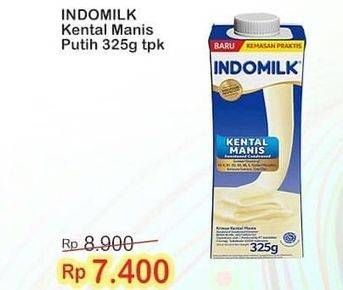 Promo Harga INDOMILK Susu Kental Manis Putih 325 gr - Indomaret