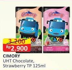 Promo Harga CIMORY Susu UHT Chocolate, Strawberry 125 ml - Alfamart