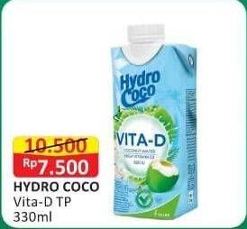 Promo Harga HYDRO COCO Vita-D 330 ml - Alfamart