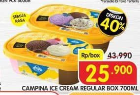 Promo Harga Campina Ice Cream All Variants 700 ml - Superindo