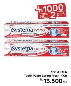 Promo Harga SYSTEMA Toothpaste Spring Fresh 190 gr - Guardian