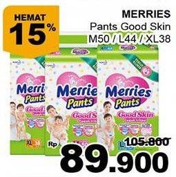 Promo Harga Merries Pants Good Skin M50, L44, XL38  - Giant