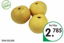 Promo Harga Pear Golden  - Superindo