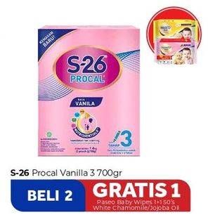 Promo Harga S26 Procal Susu Pertumbuhan Vanilla 700 gr - Carrefour