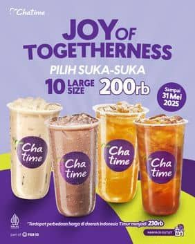 Promo Harga Joy of Togetherness  - Chatime