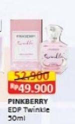 Promo Harga Pinkberry Eau De Parfum Twinkle 50 ml - Alfamart