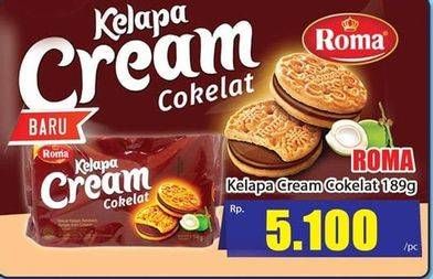 Promo Harga ROMA Kelapa Cream Cokelat 189 gr - Hari Hari