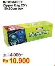 Promo Harga INDOMARET Zipper Bag 25 pcs - Indomaret