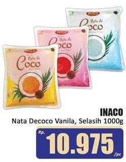 INACO Nata De Coco Vanilla, Selasih 1000g