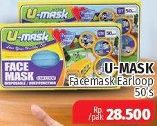 Promo Harga FIT-U-MASK Masker Earloop Multifunction 50 pcs - Lotte Grosir