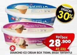 Promo Harga Diamond Ice Cream 700 ml - Superindo