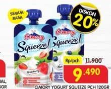 Promo Harga Cimory Squeeze Yogurt All Variants 120 gr - Superindo