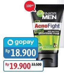 Promo Harga GARNIER MEN Facial Wash Acno Fight Wasabi 100 ml - Alfamidi