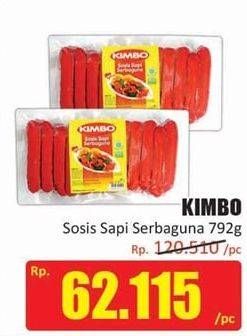 Promo Harga KIMBO Sosis Sapi Serbaguna 792 gr - Hari Hari