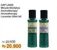 Promo Harga Cap Lang Minyak Ekaliptus Aromatherapy Original, Lavender 60 ml - Indomaret
