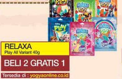 Promo Harga Relaxa Candy Play All Variants 40 gr - Yogya