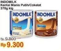 Promo Harga INDOMILK Susu Kental Manis Plain, Cokelat 370 gr - Indomaret