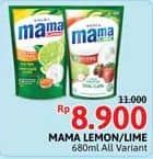 Harga Mama Lemon, Mama Lime