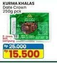 Promo Harga Date Crown Kurma Premium Khalas 250 gr - Indomaret