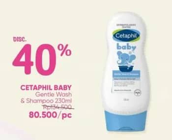 Promo Harga Cetaphil Baby Gentle Wash & Shampoo 230 ml - Guardian