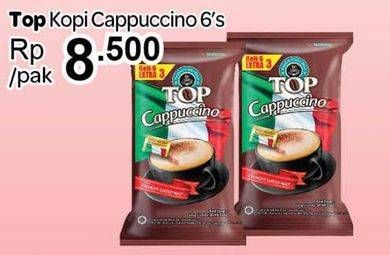 Promo Harga Top Coffee Cappuccino 6 pcs - Carrefour