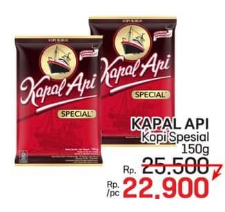 Promo Harga Kapal Api Kopi Bubuk Special 150 gr - LotteMart