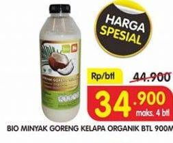 Promo Harga BIO Minyak Goreng Kelapa Organik 900 ml - Superindo