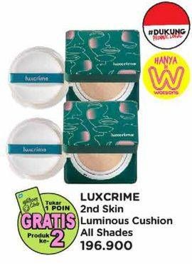 Promo Harga Luxcrime Second Skin Luminous Cushion All Variants  - Watsons