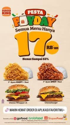 Promo Harga Pesta PayDay  - Burger King