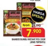 Promo Harga Bamboe Bumbu Instant 35 gr - Superindo