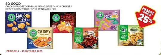 Promo Harga So Good Nugget/Spicy Wing  - Indomaret