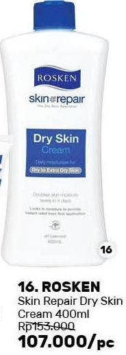 Promo Harga ROSKEN Dry Skin Repair Cream 400 ml - Guardian
