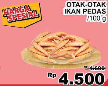 Promo Harga Otak Otak Ikan Pedas per 100 gr - Giant