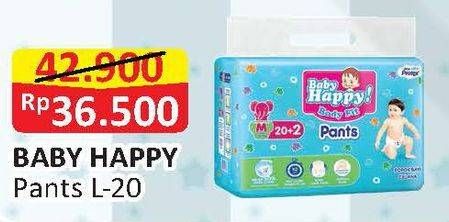 Promo Harga Baby Happy Body Fit Pants L20 20 pcs - Alfamart