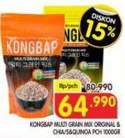 Promo Harga Kongbap Multi Grain Mix Original, Chia Seed Quinoa 1000 gr - Superindo