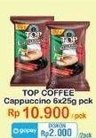 Promo Harga Top Coffee Cappuccino per 6 sachet 25 gr - Indomaret