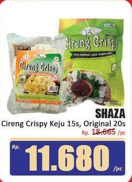 Promo Harga Shaza Cireng Crispy Keju, Original 15 pcs - Hari Hari