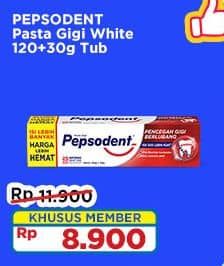 Promo Harga Pepsodent Pasta Gigi Pencegah Gigi Berlubang White 150 gr - Indomaret