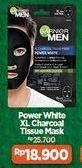 Promo Harga GARNIER MEN Charchoal Tissue Mask Power White 20 gr - Alfamidi