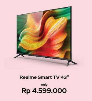 Promo Harga REALME Smart TV LED 43 Inch  - Erafone
