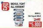 Promo Harga BIOKUL Stir Yogurt All Variants 80 gr - Hypermart