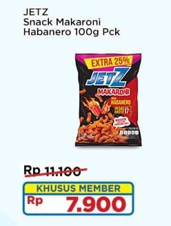 Promo Harga Jetz Snack Makaroni Habanero 100 gr - Indomaret