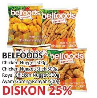 Promo Harga Belfoods Chicken NUgget/Stick/Royal Chicken Nugget/Ayam Goreng Renyah  - Yogya