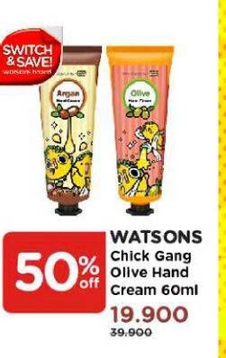 Promo Harga WATSONS Chick Gang Hand Cream All Variants 60 ml - Watsons
